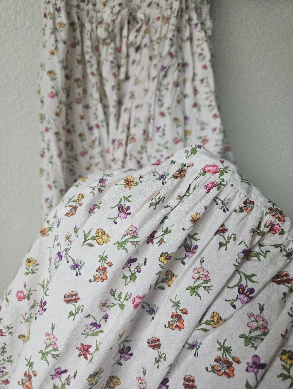 Christy Dawn the Brynne dress in cream garden, small - Picture 6 of 10